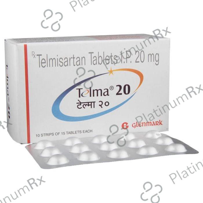 Telma 20mg Tablet 15s