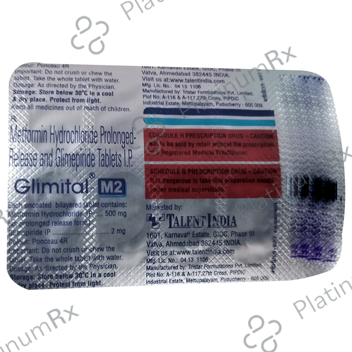 Glimital-M2 Tablet PR