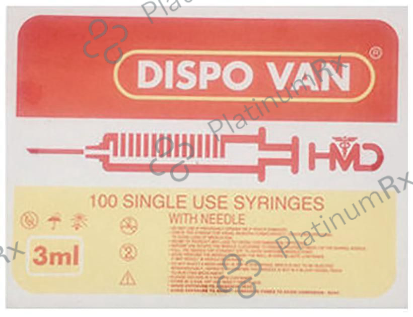 Dispovan Syringe (1*100 Units) 3ml
