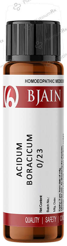 Bjain Acidum Boracicum Globules 0/23 LM