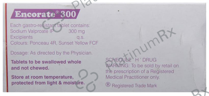 Encorate 300mg Tablet CR 10s