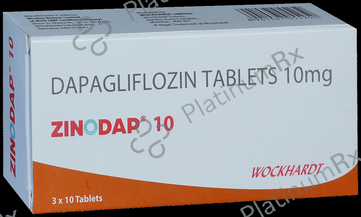 Zinodap 10mg Tablet 10 tablets