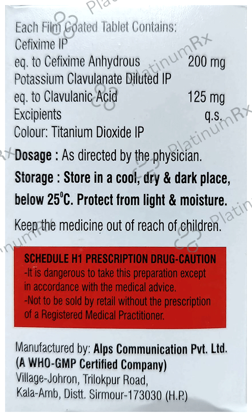 Cefsave-CV Tablet