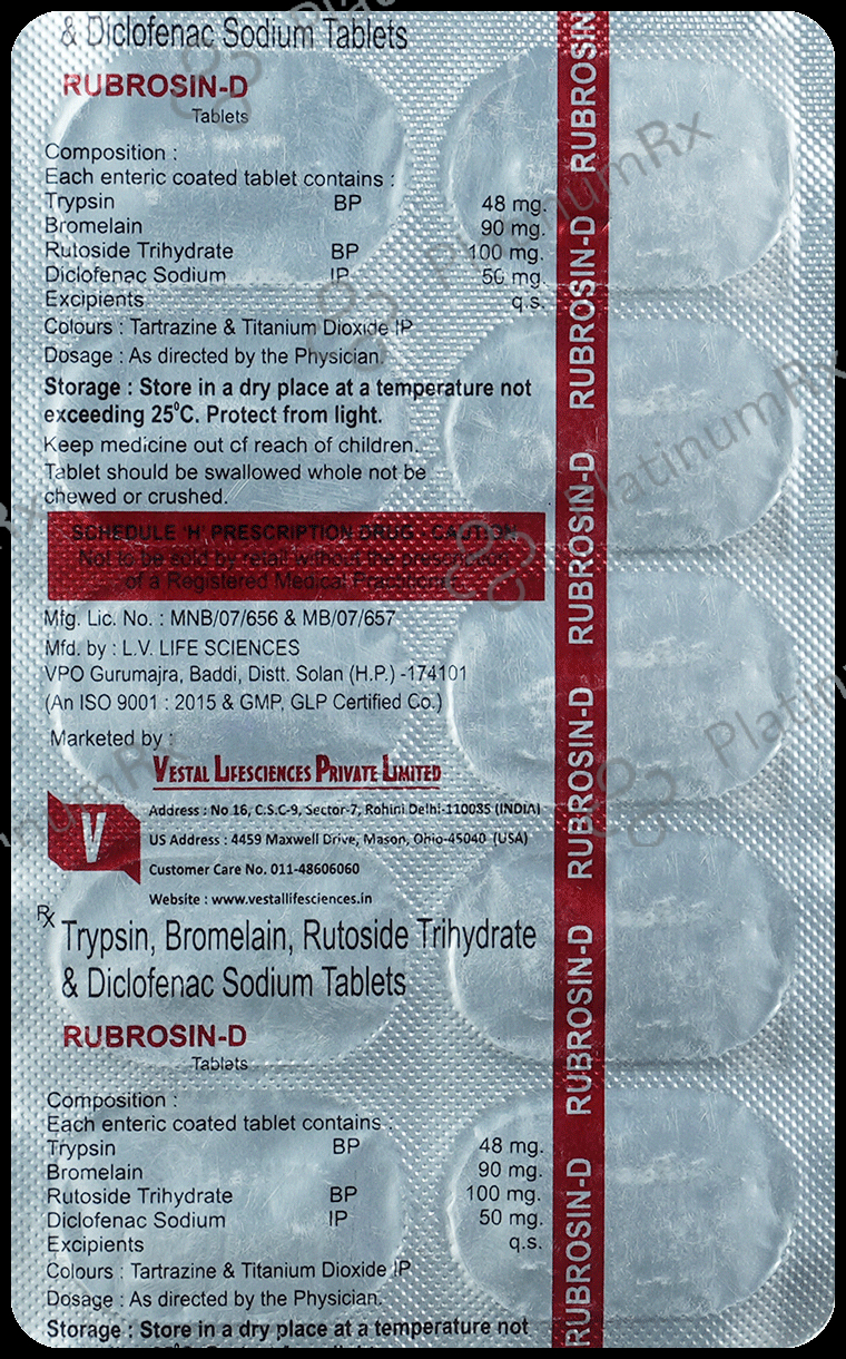 Rubrosin-D Tablet