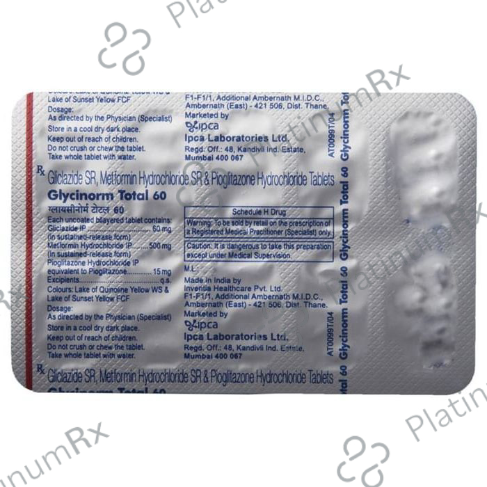 Glycinorm Total 60 Tablet SR 10 Tablet SR