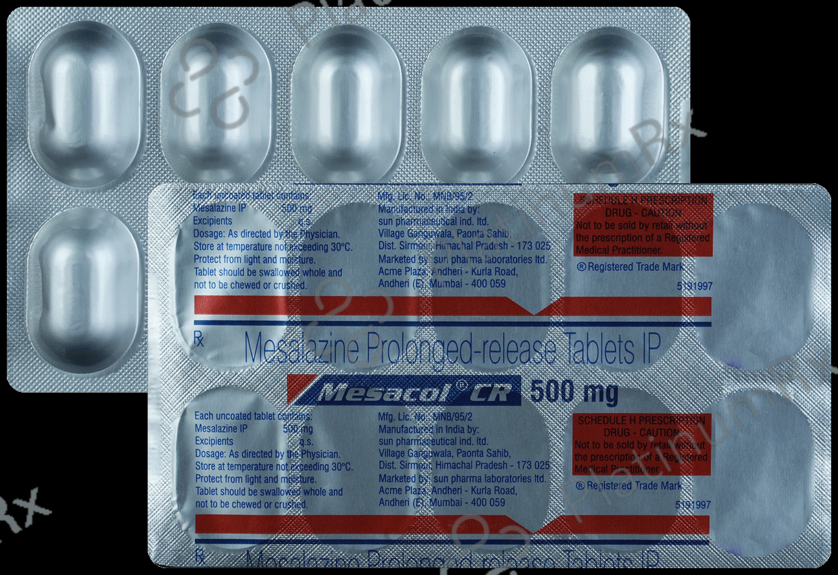 Mesacol CR 500mg Tablet 10s