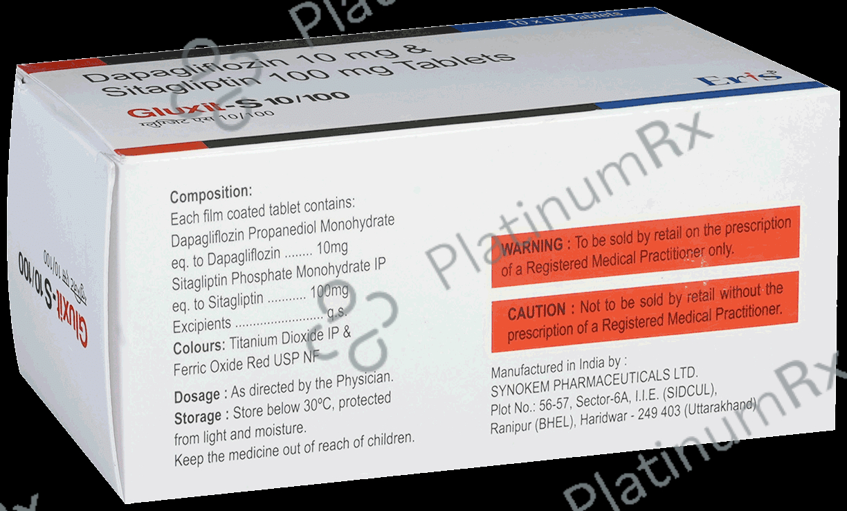 Gluxit S 10/100mg Tablet 10s