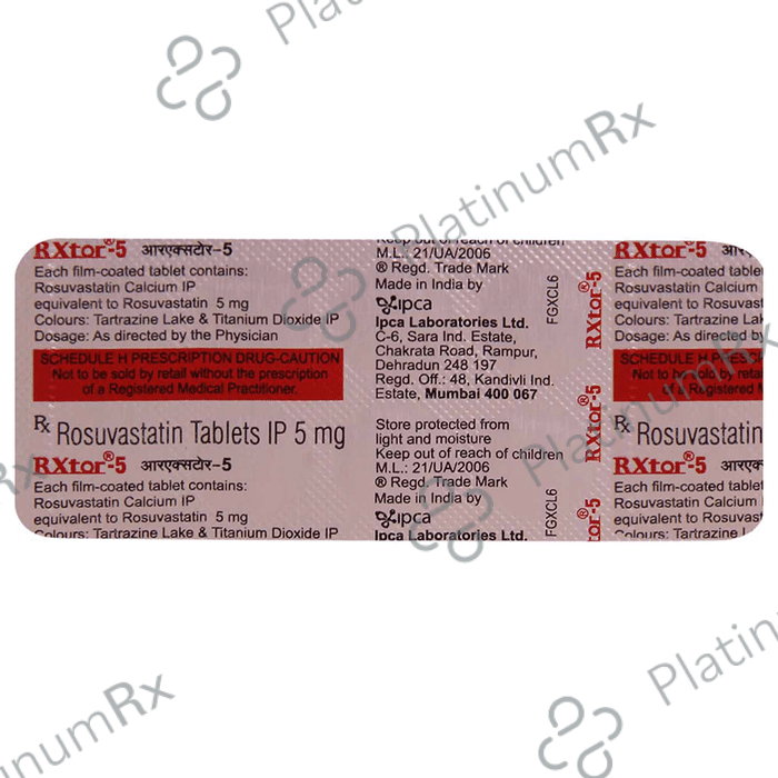 Rxtor 5mg Tablet 10s
