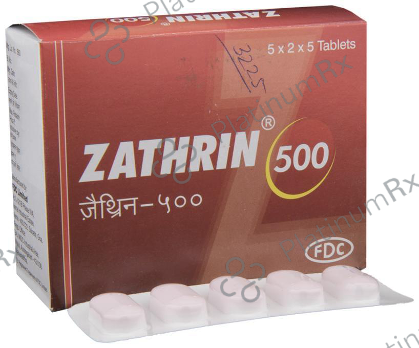 Zathrin 500mg Tablet 5s