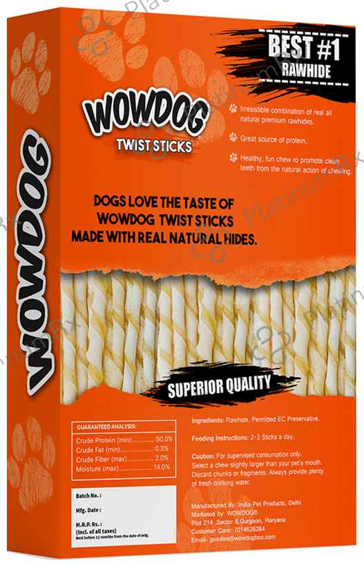 Wow Dog Twist Sticks