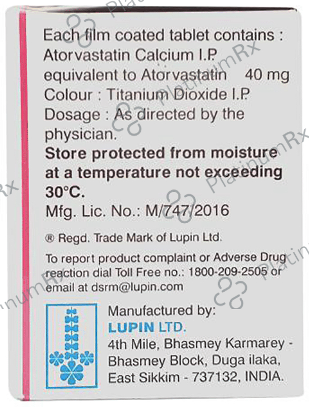 Tonact 40mg Tablet 15s