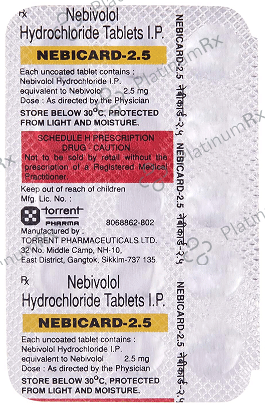 Nebicard 2.5mg Tablet 15s
