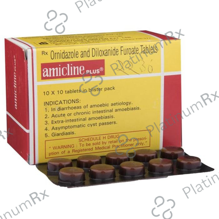 Amicline 375/250mg Plus Tablet 10s