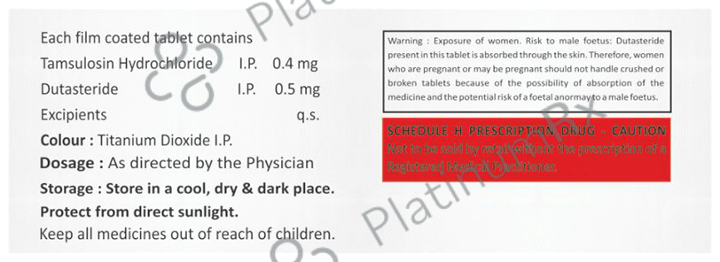 Tamsuvil D 0.4mg/0.5mg Tablet