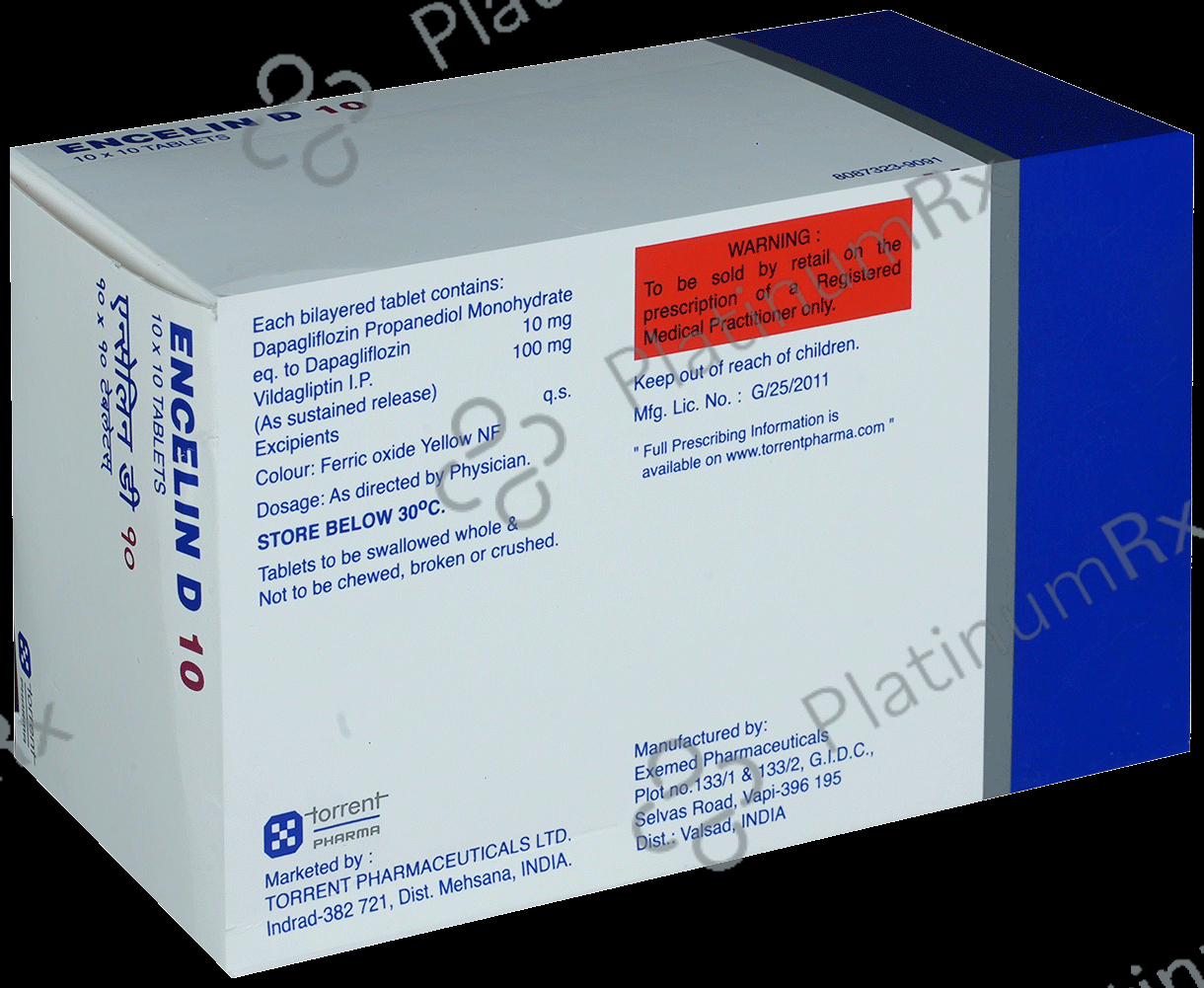Encelin D 10/100mg Tablet SR 10s