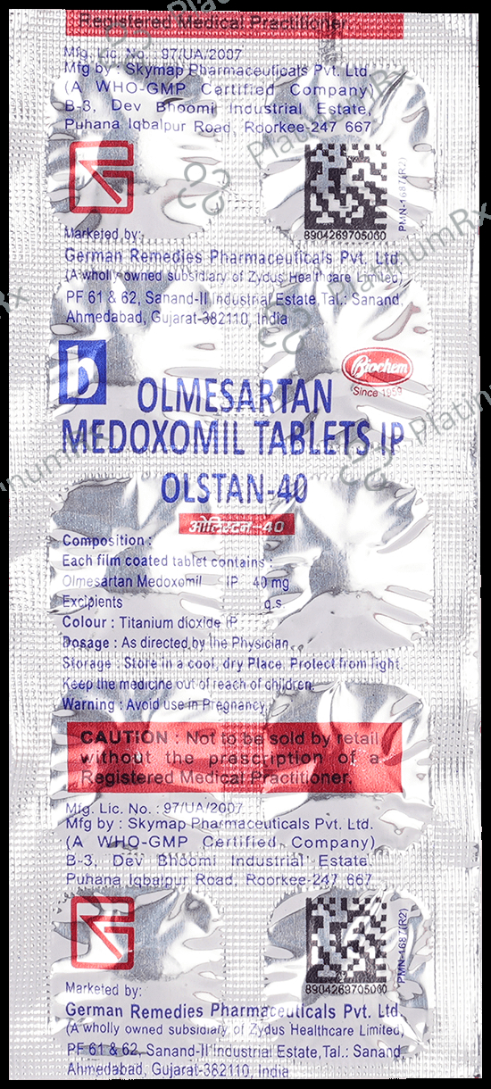 Olstan 40mg Tablet 10s