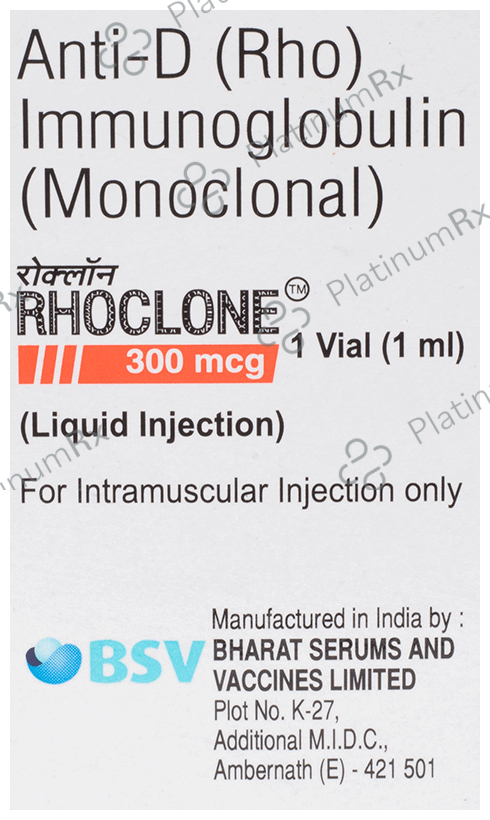 Rhoclone 300mcg Injection