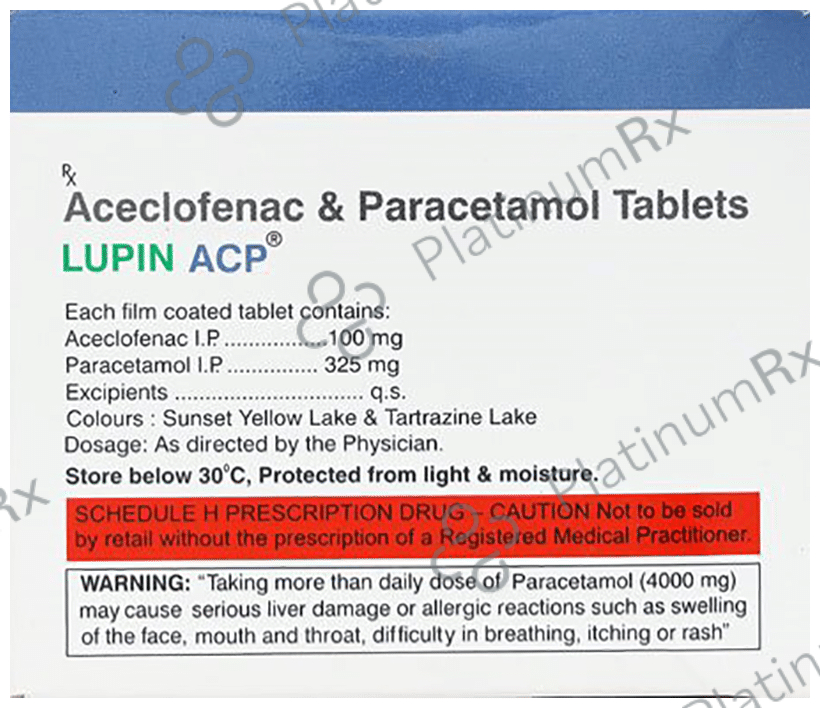 Lupin Acp 100mg/325mg Tablet
