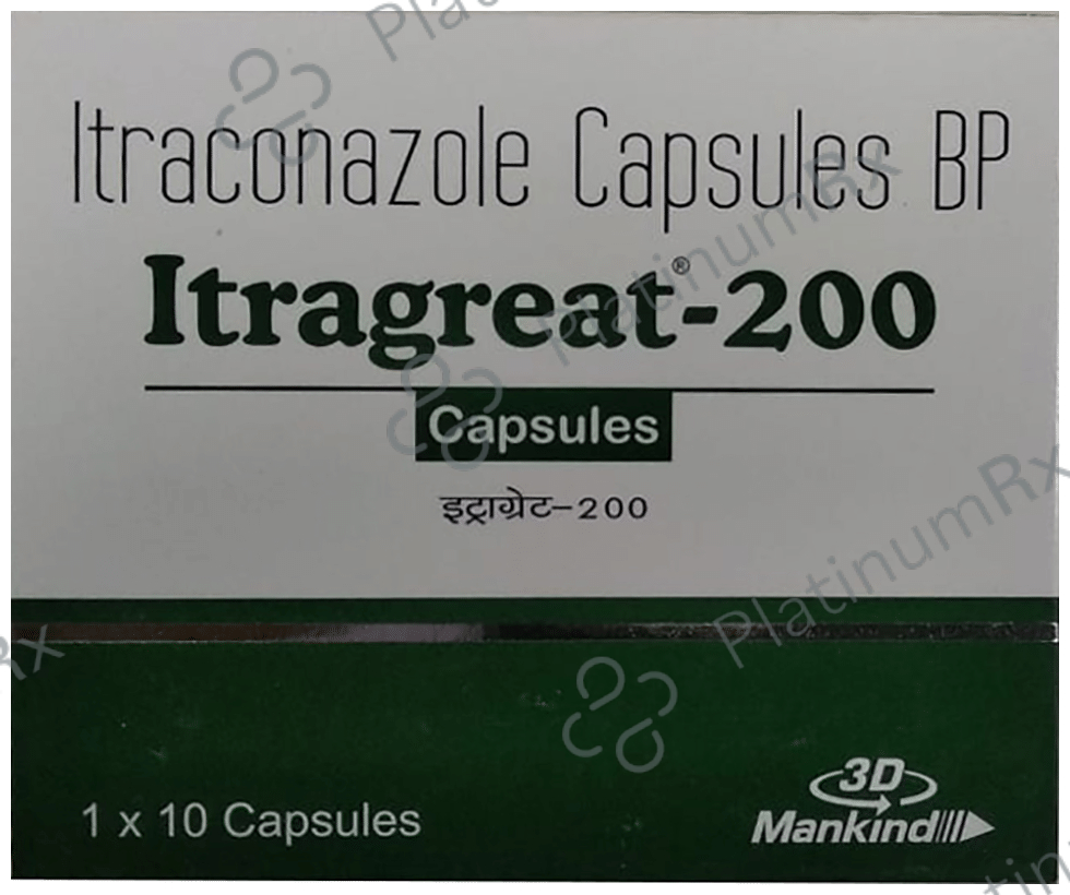 Itragreat 200mg Capsule 10s