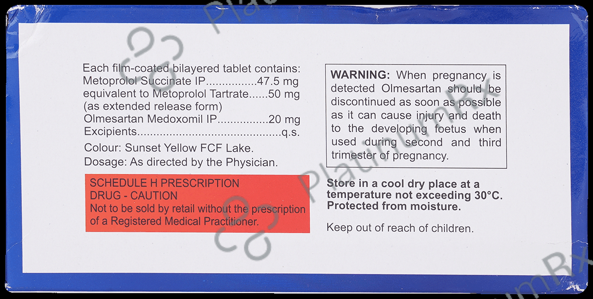Olkem Beta 50 47.5/20mg Tablet ER 10s