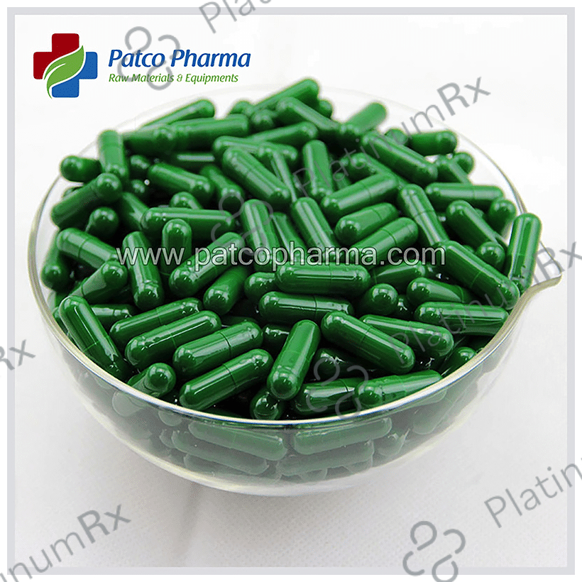 Patco Pharma Empty Hard Gelatin Capsule Size 0 Green 1000 capsules