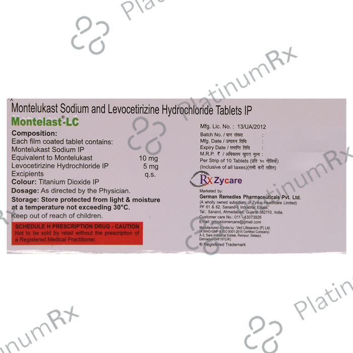Montelast-LC Tablet