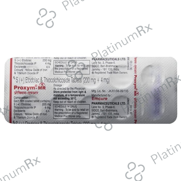Proxym MR 200/4mg Tablet 10s