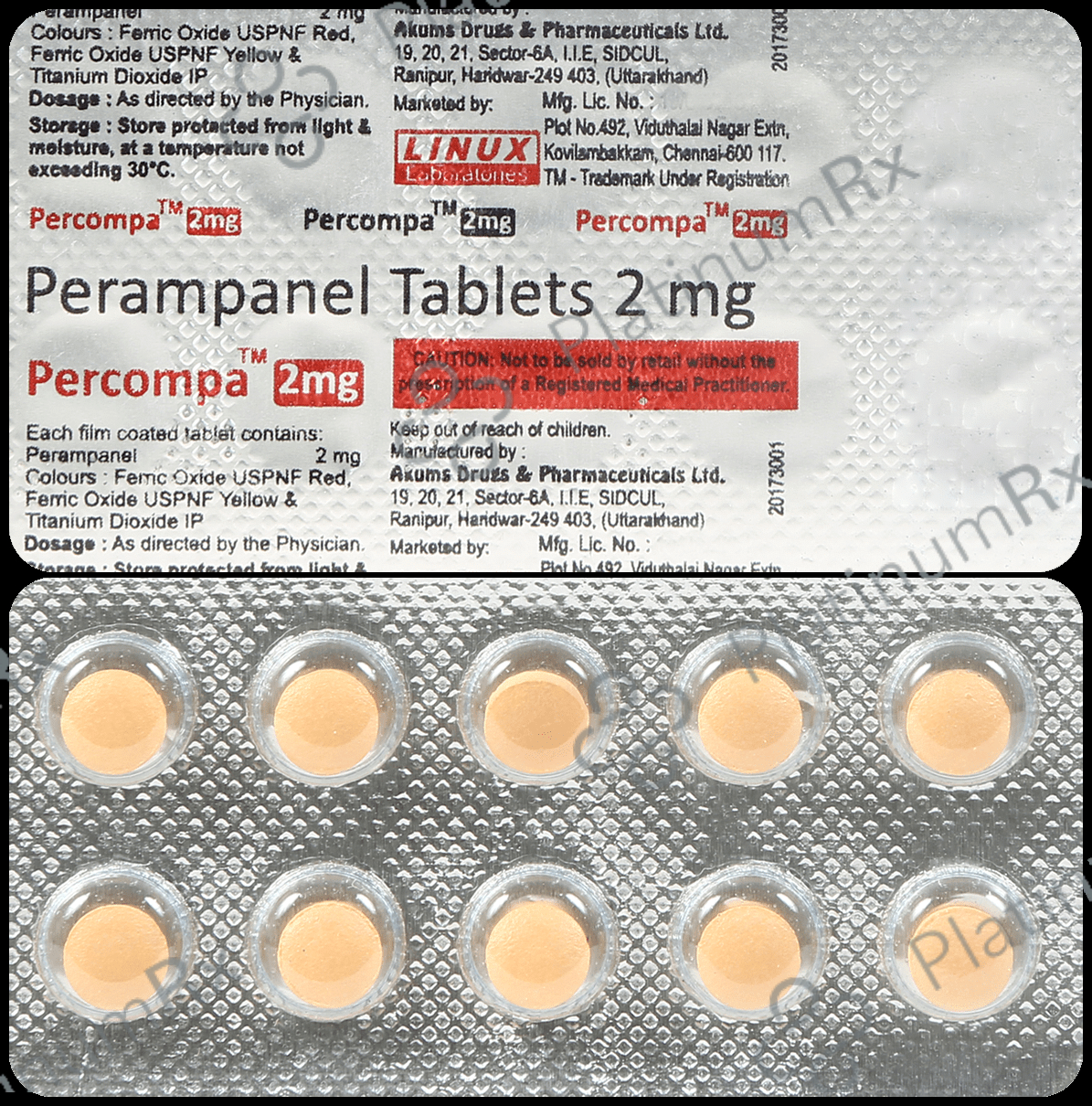 Percompa 2mg Tablet 10s