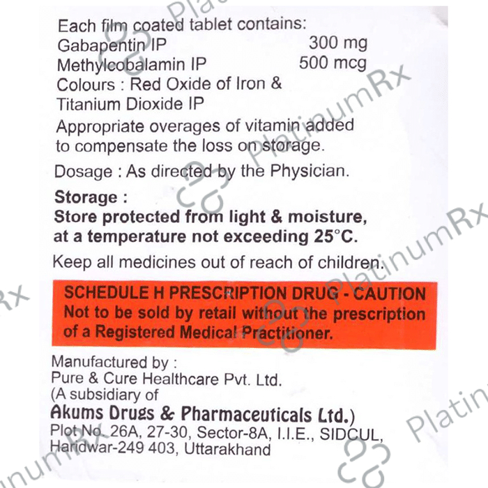 Actigaba-M 300 Tablet
