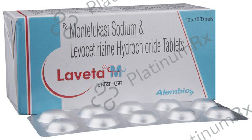Laveta M 5/10mg Tablet 10s