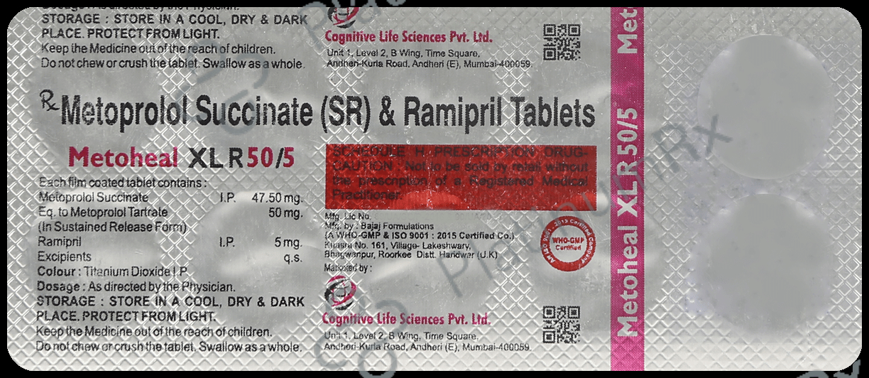 Metoheal R 50/5mg Tablet XL 10s