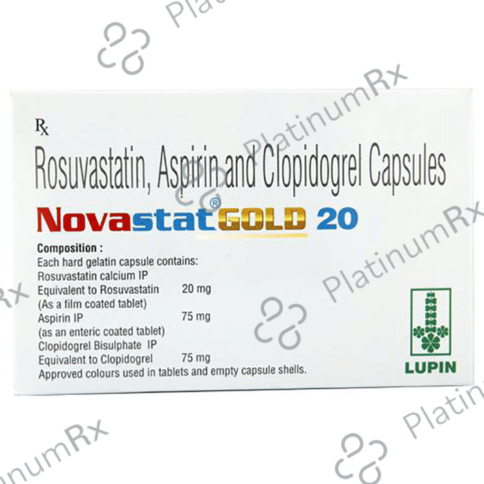 Novastat Gold 75/20/75mg Capsule 10s