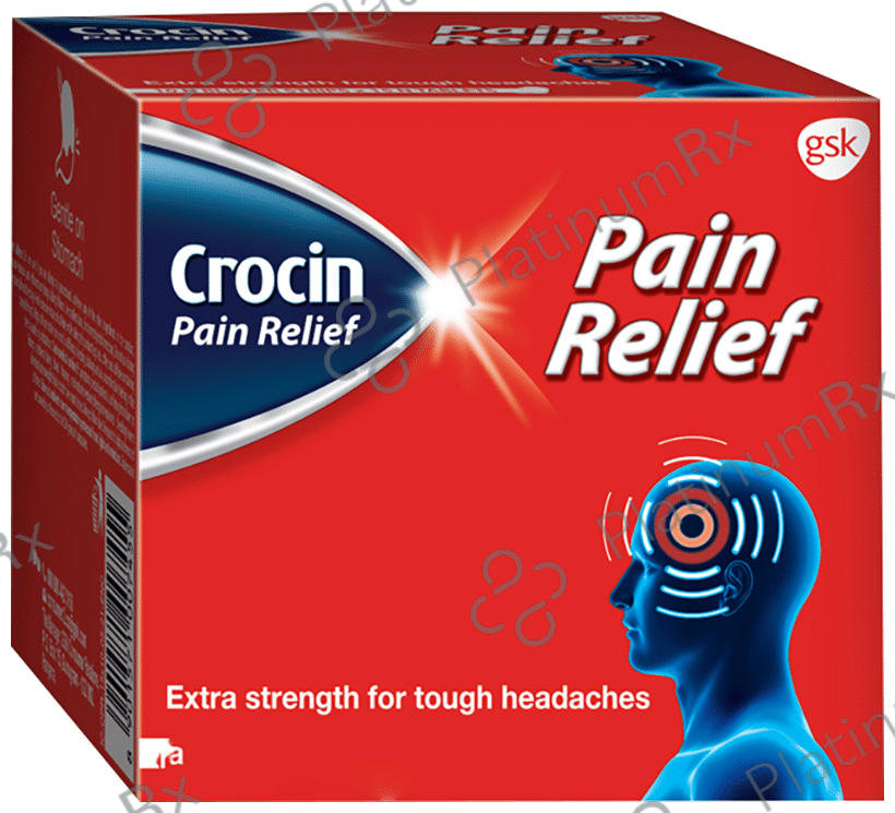 Crocin Pain Relief 50/650mg Tablet 15s