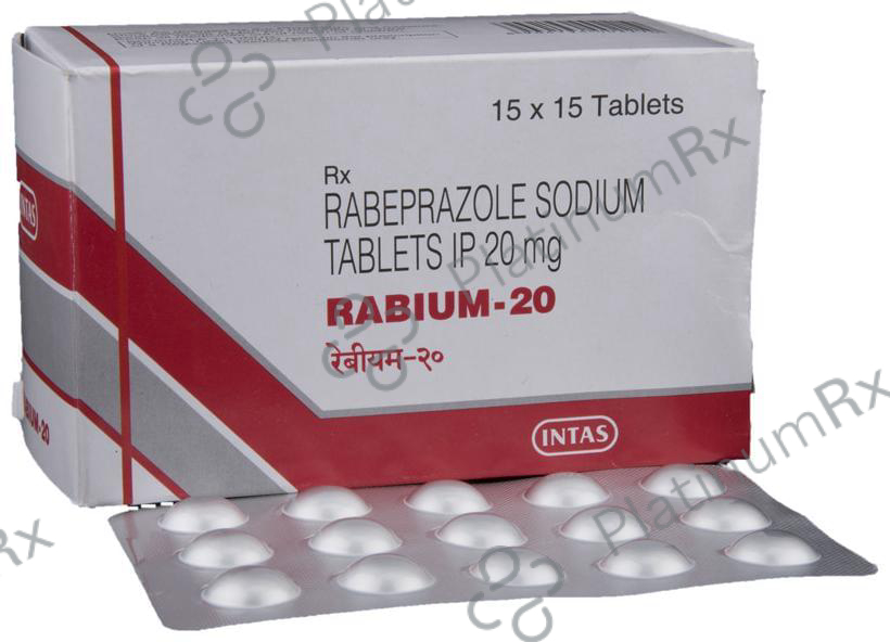 Rabium 20mg Tablet 15s