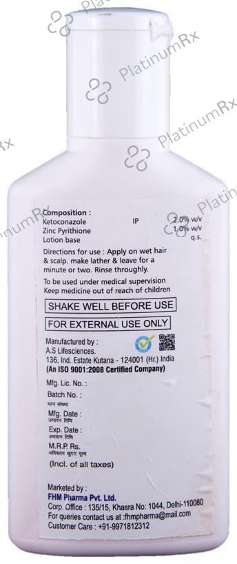 KT-Zole Medicated Anti Dandruff Lotion