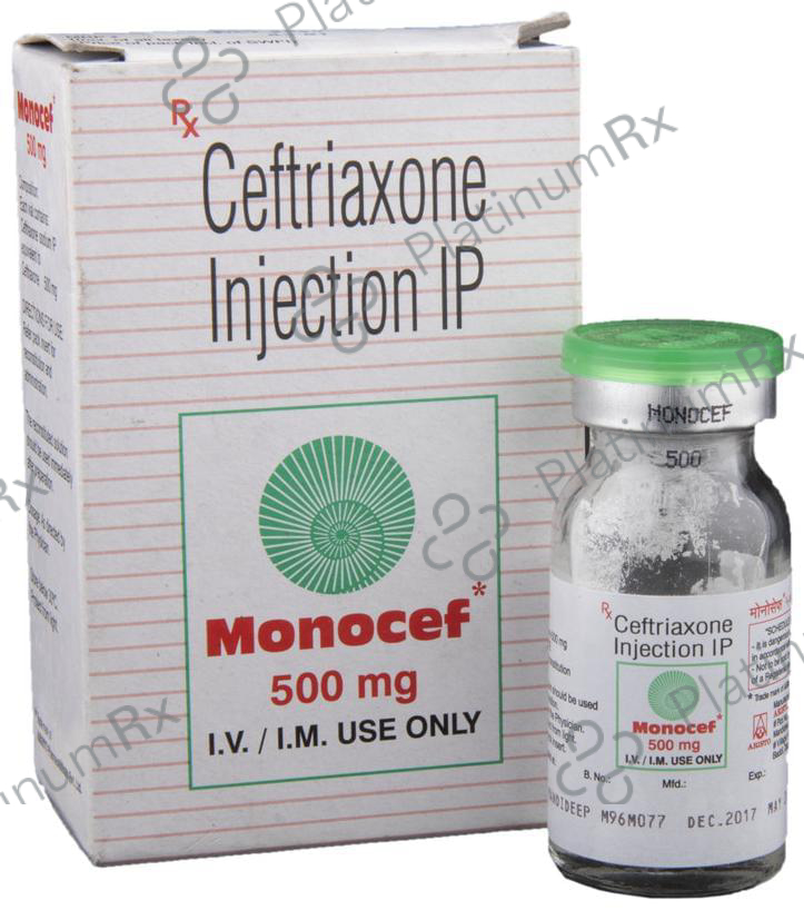 Monocef 500mg Injection 2ml