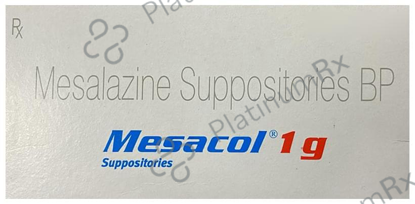 Mesacol 1g Suppository 5 Suppository