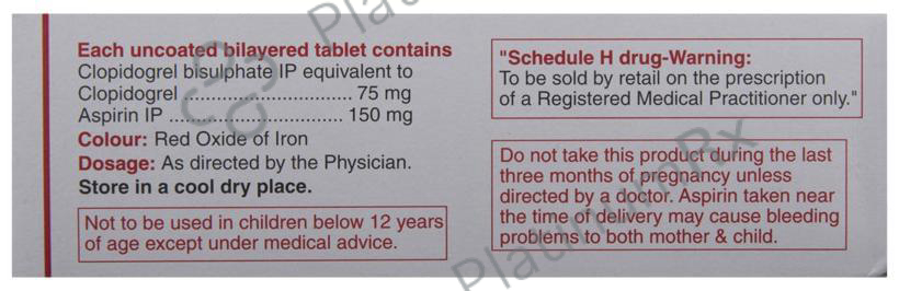 Clopivas AP 150/75mg Tablet 15s