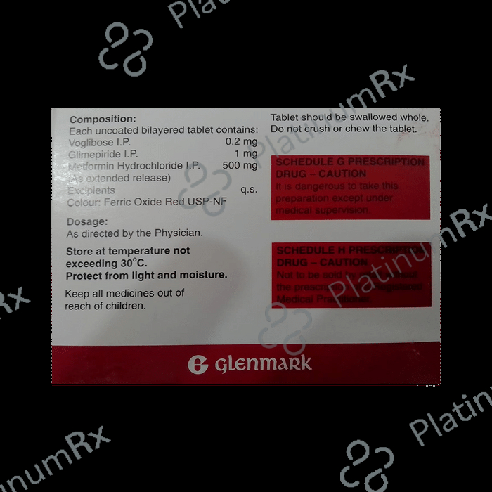 Xmet Trio 1/500/0.2mg Tablet ER 10s