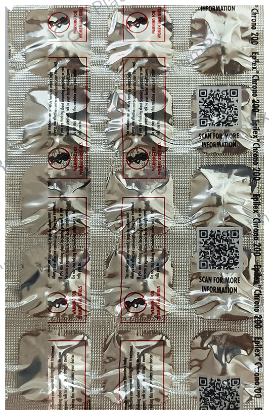 Epilex Chrono 200 133.5/58mg Tablet CR 15s