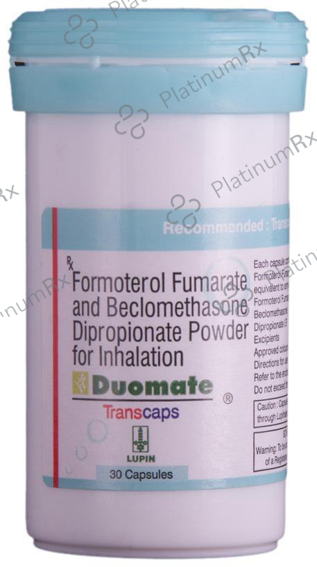 Duomate 200/6mcg Transcaps 30s