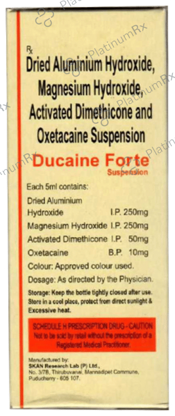 Ducaine Forte Suspension Sugar Free 120 ml
