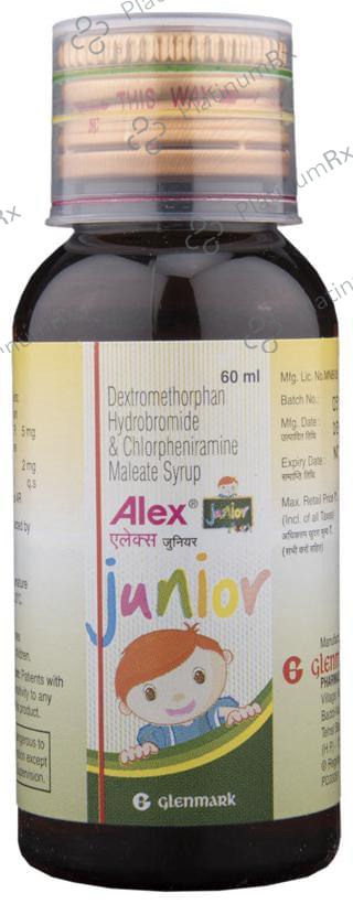 Alex Junior 2/5mg Syrup 60ml