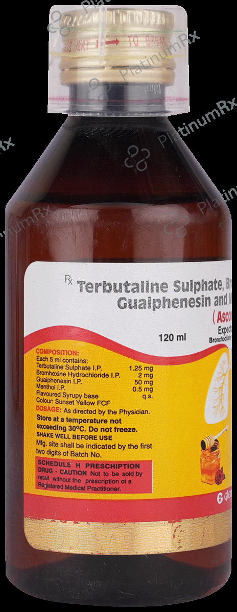 Ascoril Plus Honey Rose Expectorant 120ml