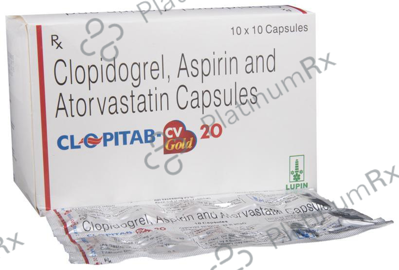 Clopitab CV Gold 20/75/75mg Capsule 10s