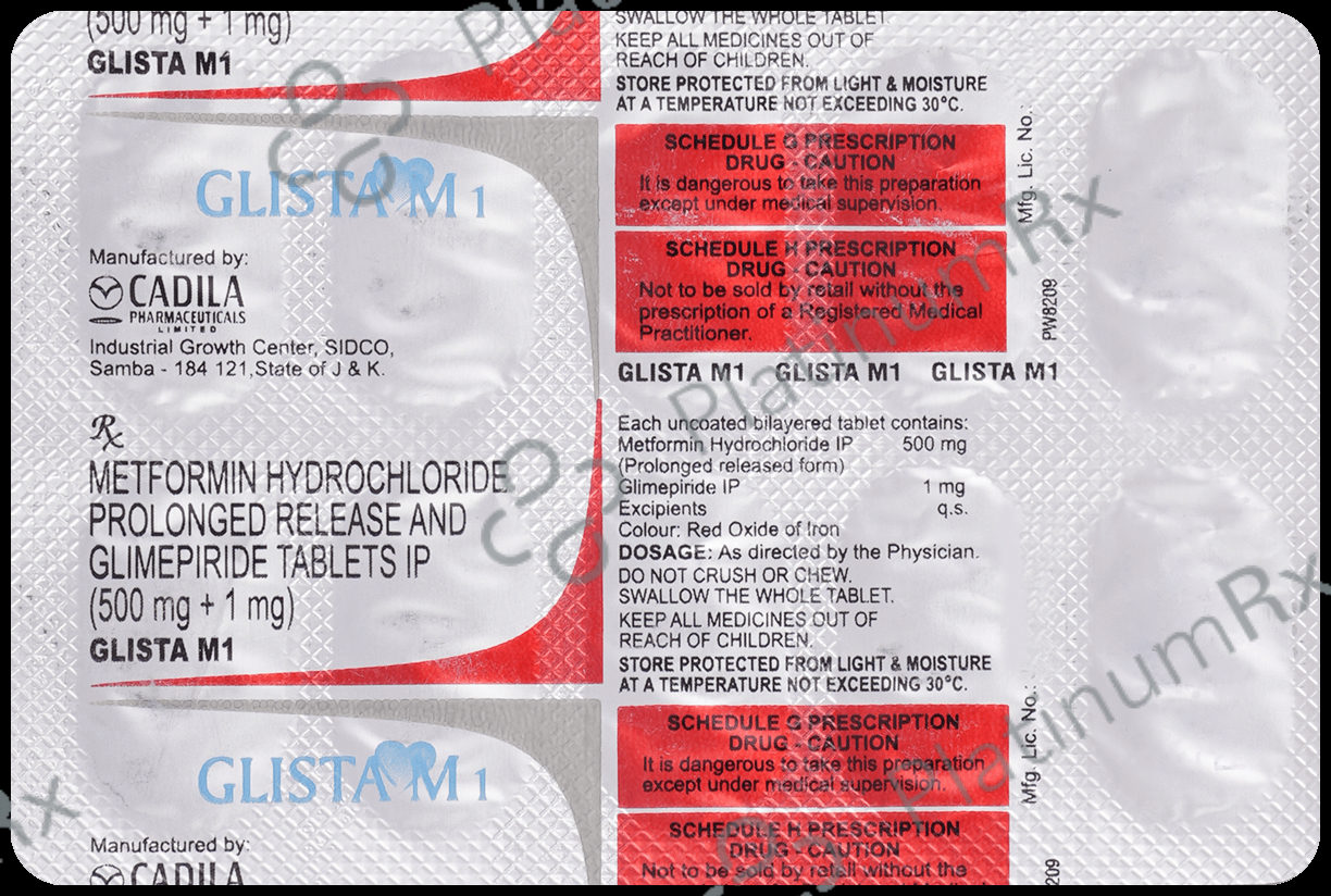 Glista M 1 Tablet