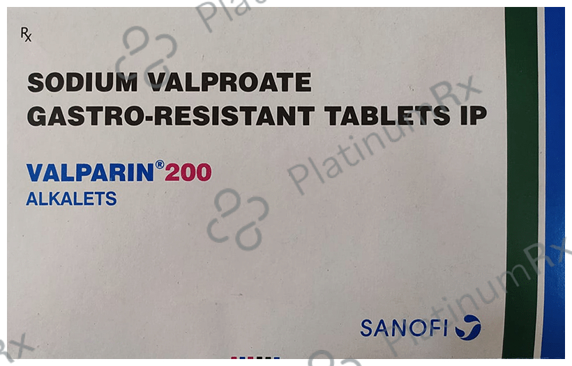 Valparin 200mg Alkalets Tablet 15s