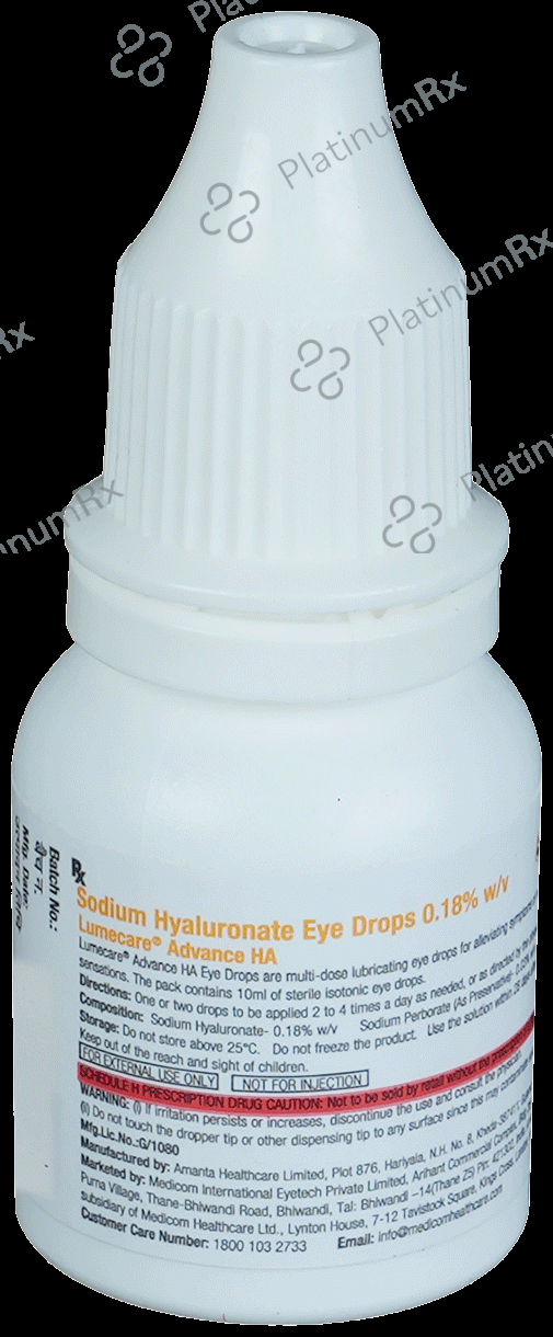 Lumecare Advance HA Eye Drop