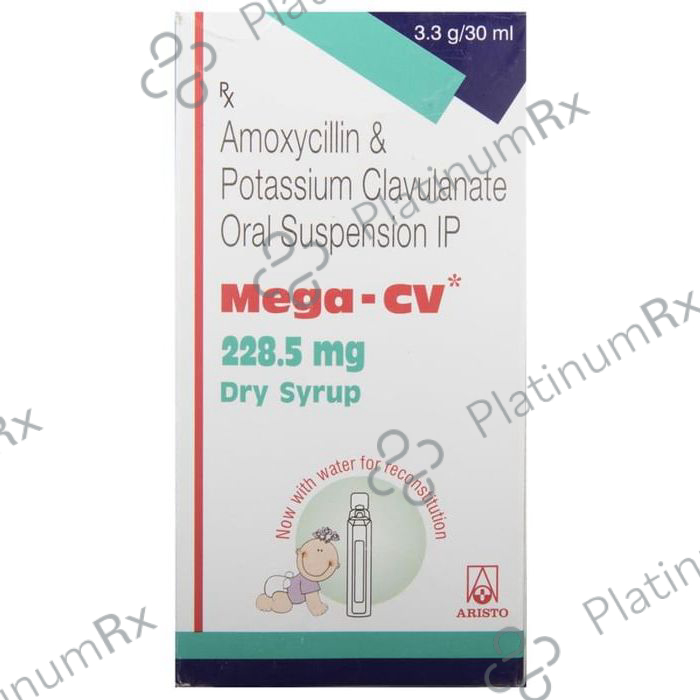 Mega CV 228.5mg Dry Syrup 30ml