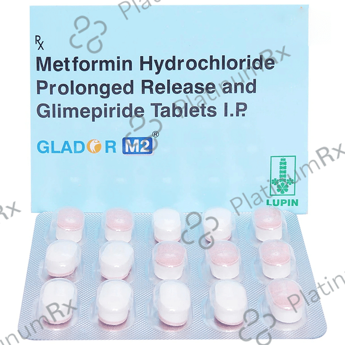 Glador M2 2/500mg Tablet PR 15s